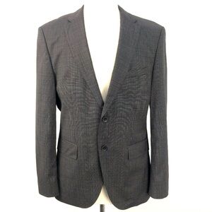 HUGO BOSS blazer Guabello Super 120 Wool grey jacket sport coat 38S Italy